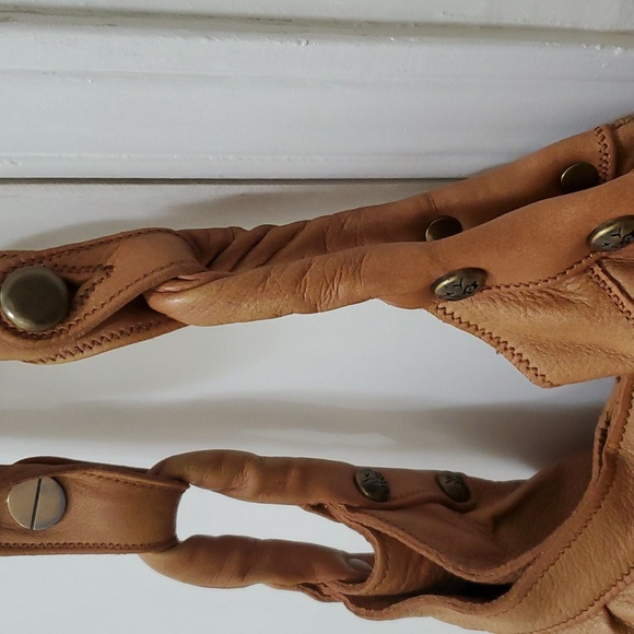 Lucky Brand large tan leather bag - Picture 2 of 12